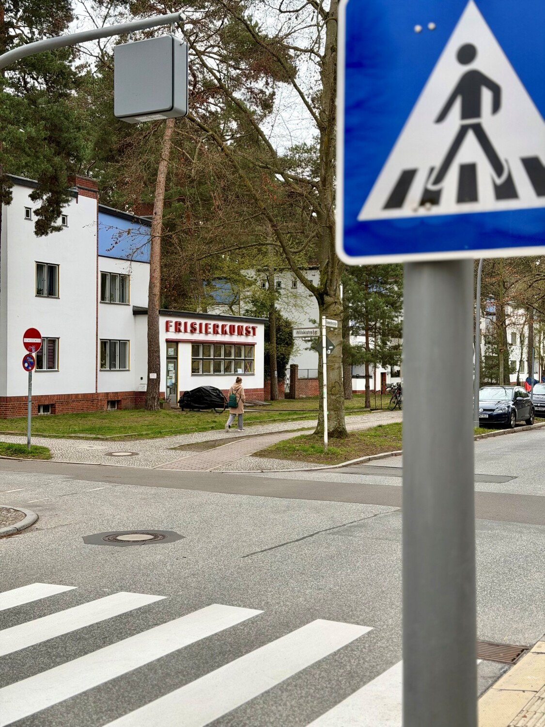 Neuer Fußgängerüberweg an der Riemeisterstraße/Wilskistraße
