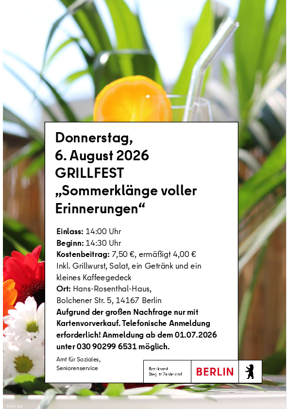 Plakat Grillfest