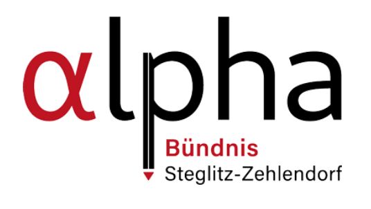 Logo Alpha-Bündnis Steglitz-Zehlendorf
