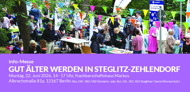 Einladung "Gut Älter werden in Steglitz-Zehlendorf"