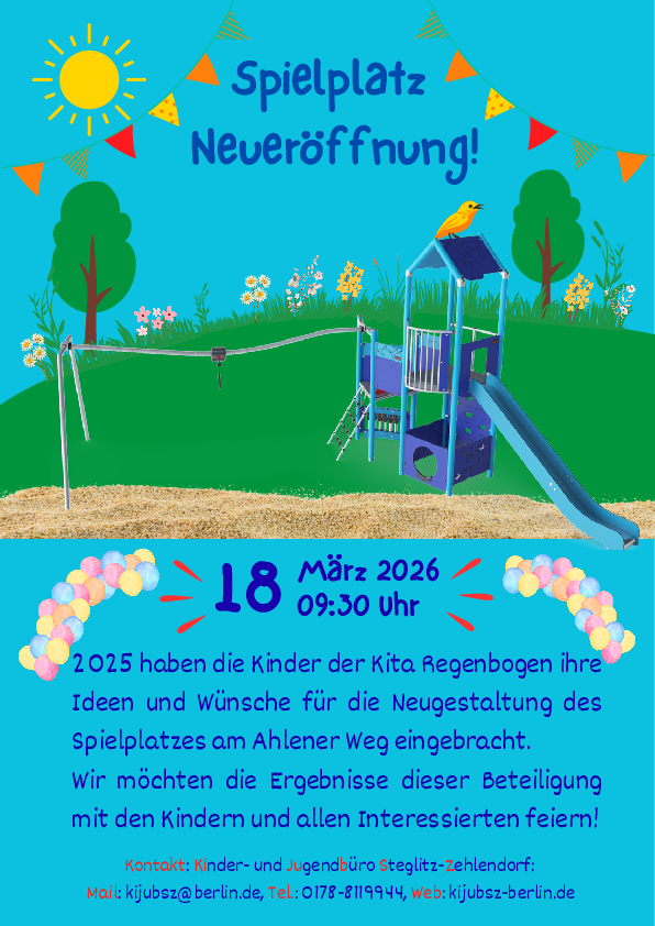 Flyer Eröffnung Ahlener Weg