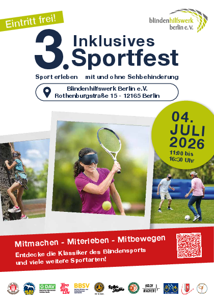 3. Inklusives Sportfest – Blindenhilfswerk Berlin e. V.