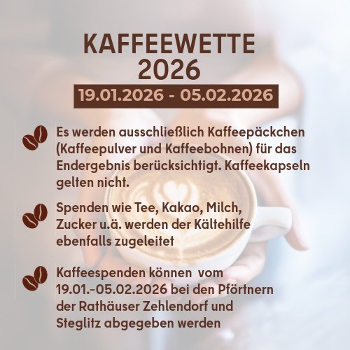 Plakat Kaffeewette 2026