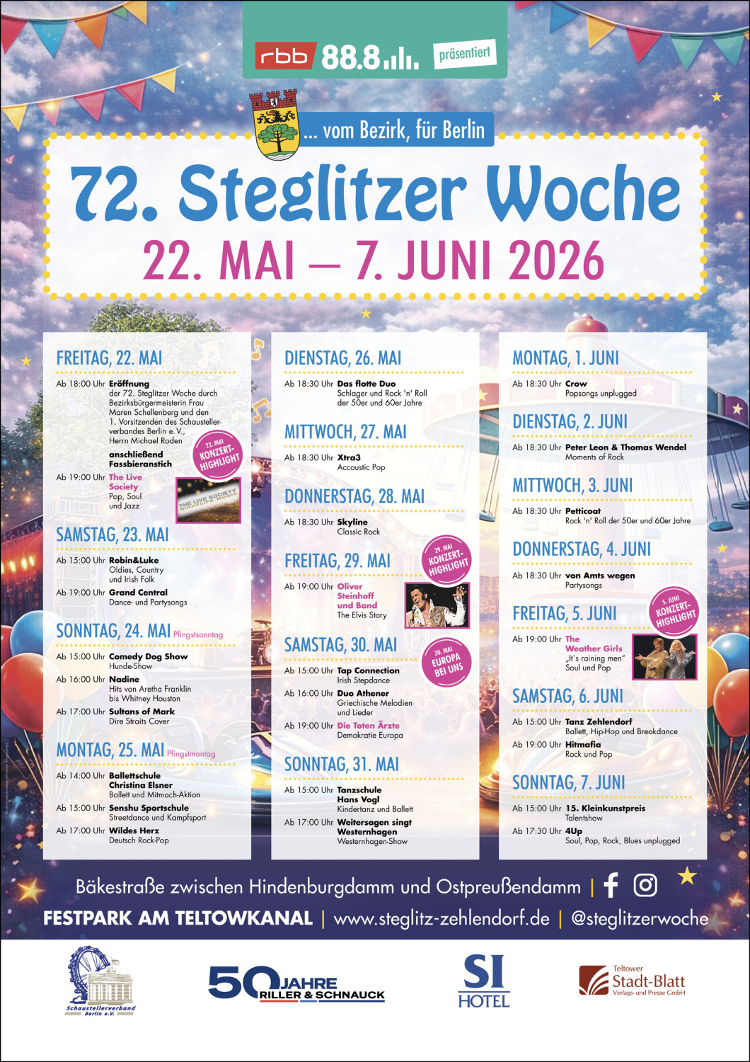 Plakat Steglitzer Woche 2026