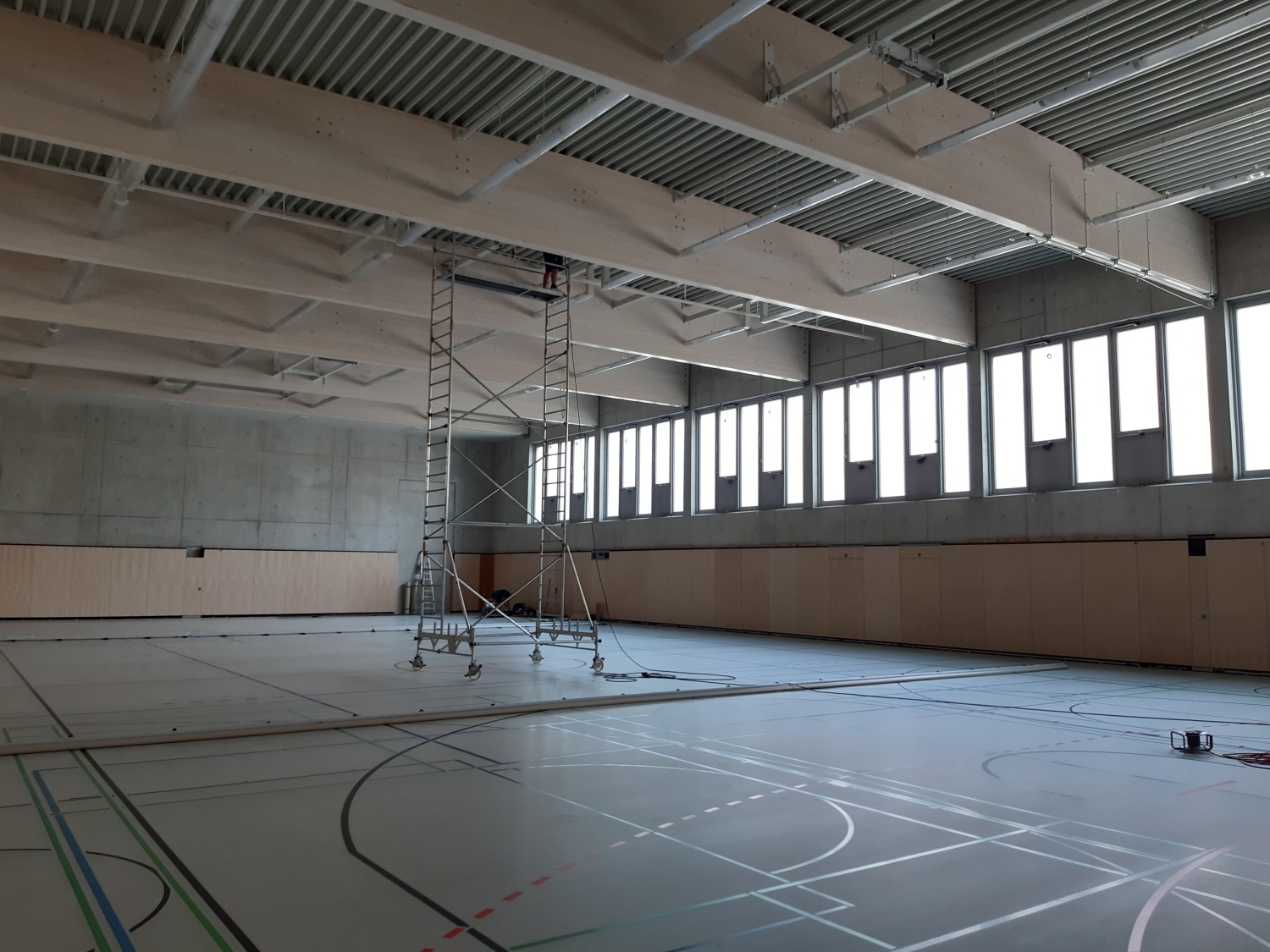 Neubau Sporthalle Kopernikus-Oberschule - Stand: 17.09.2021