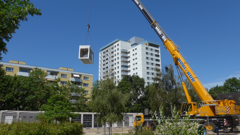Containerneubau Mercator-Grundschule - Dokumentation Baufortschritt