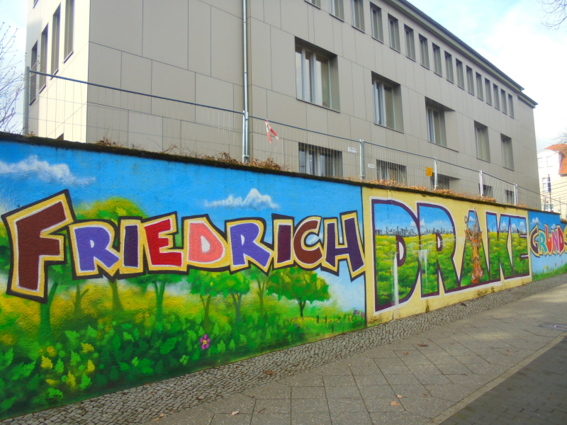 Farbenfrohes Graffito