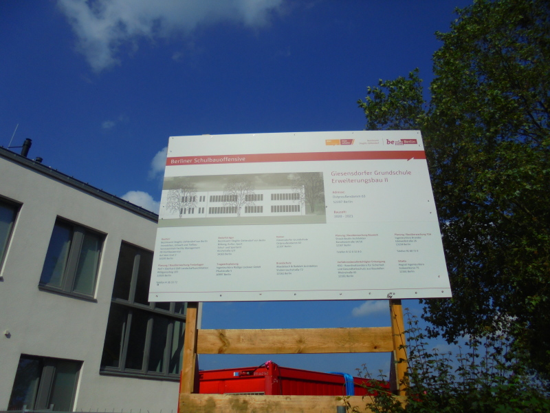 Bautafel Giesensdorfer GS