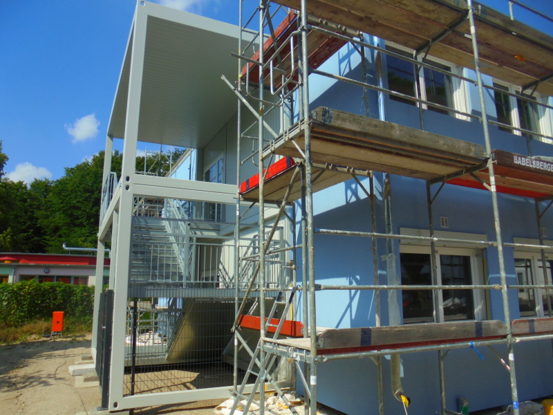 Eingerüsteter Container Giesensdorfer GS