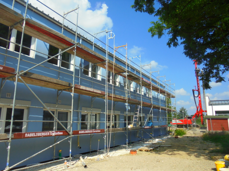 Eingerüsteter Container Giesensdorfer GS