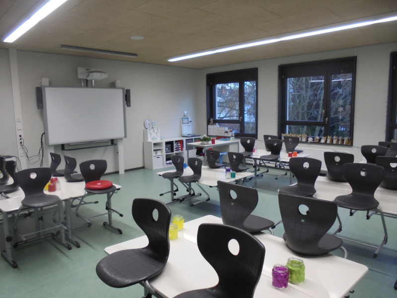 Kronach-Grundschule - Kernsaniertes Klassenzimmer - Stand: Dezember 2020