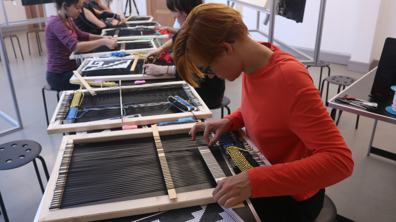 Workshop im Rahmen der Ausstelllung