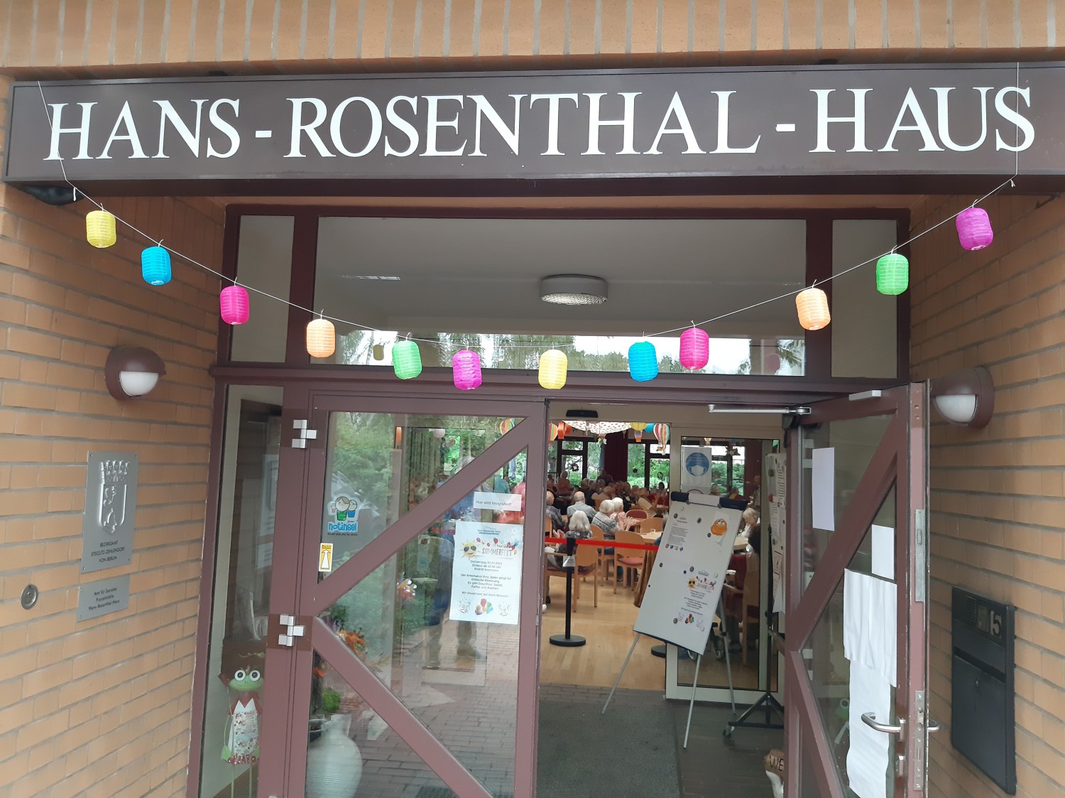 Sommerfest des Hans-Rosenthal-Hauses am 01.07.2021