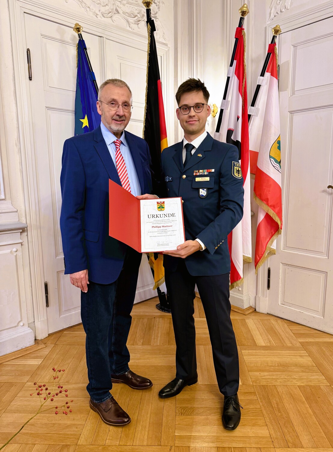 Phillipp Mattner vom THW