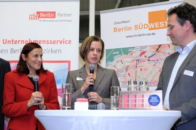 Podiumsdiskussion mit Stefanie Sommer (Berlin Partner)