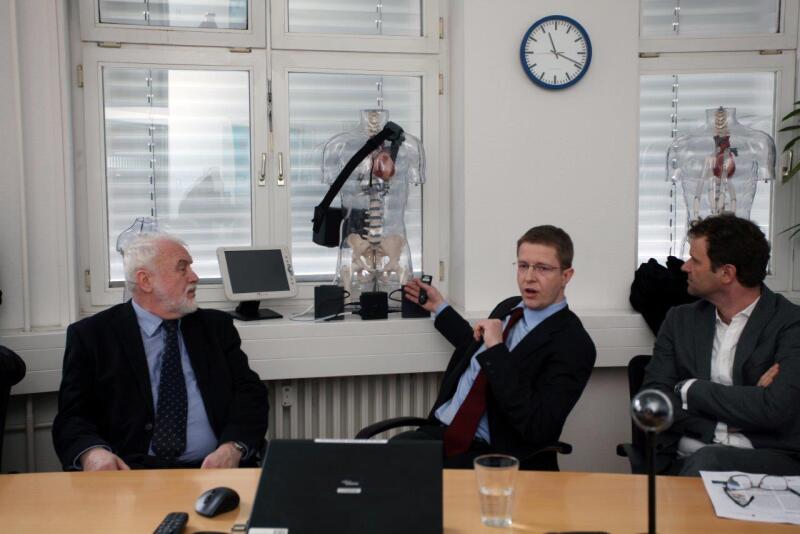 Unternehmensvorstellung Berlin Heart GmbH durch Dr. Sven-Rene Friedl