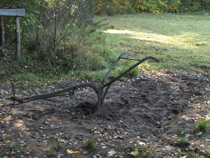 mittelalterlicher Pflug