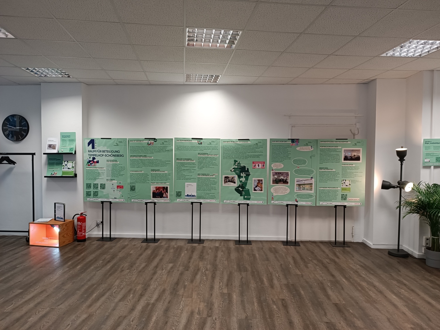 Ausstellung 1 Jahr RBTS in der Dominicusstraße 11