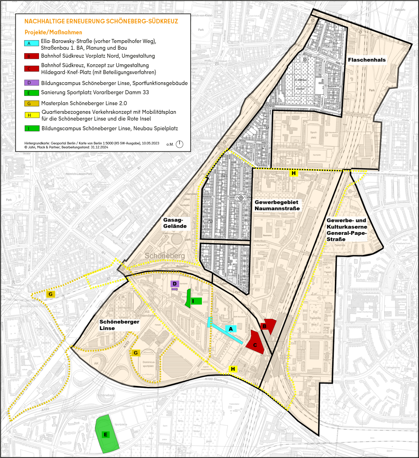 Karte mit unterschiedlich bunt markiereten Bereichen.