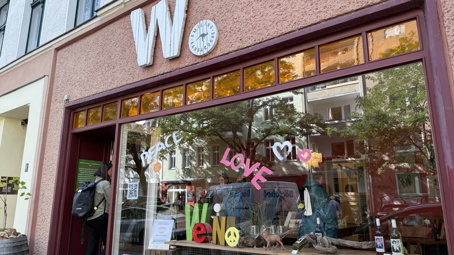 Schaufenster eines Geschäfts