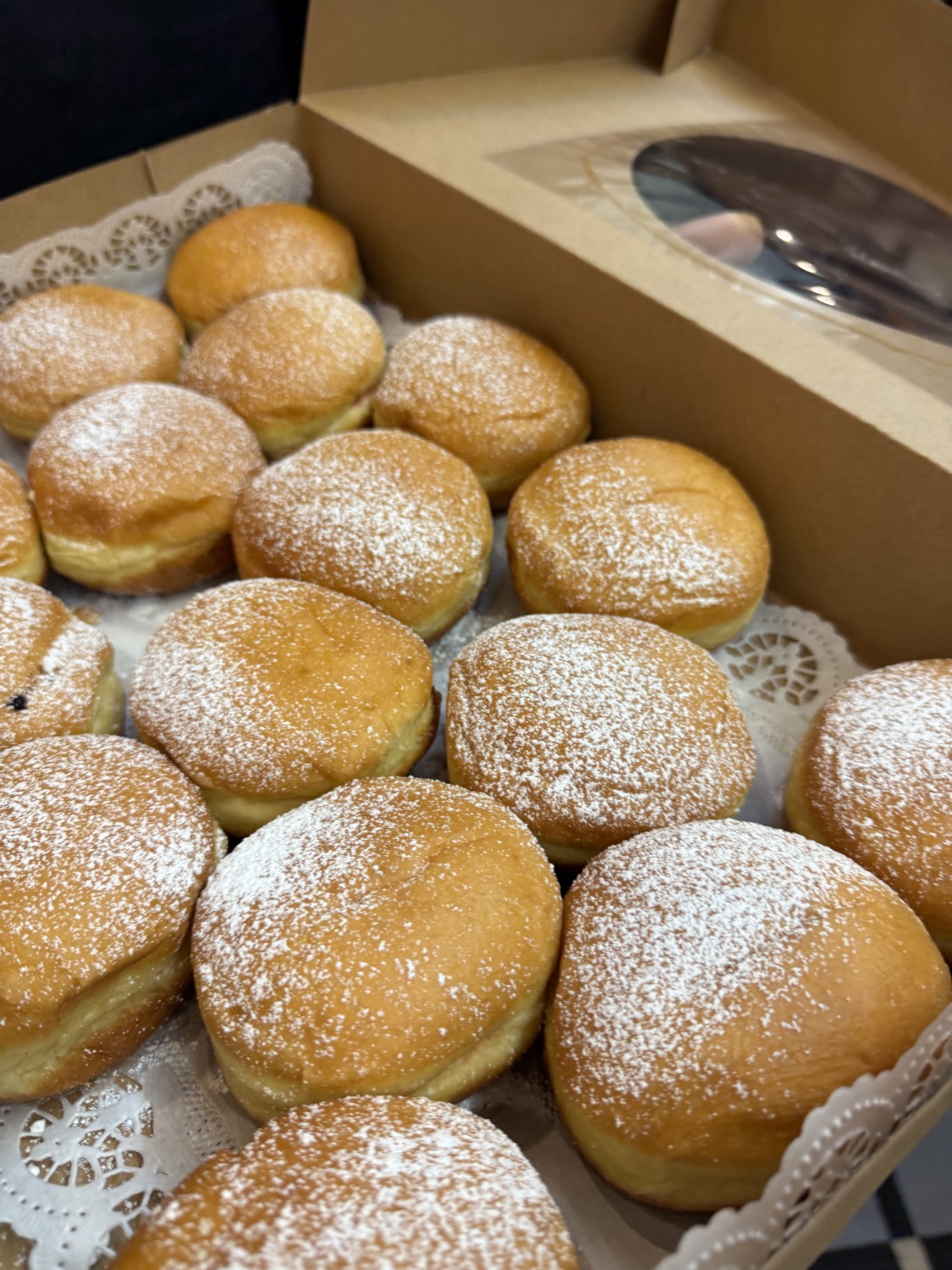Pfannkuchen im Rahmen des Chanukka-Festes
