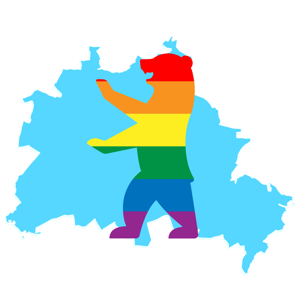 Logo der AG der Queerbeauftragten der Bezirke