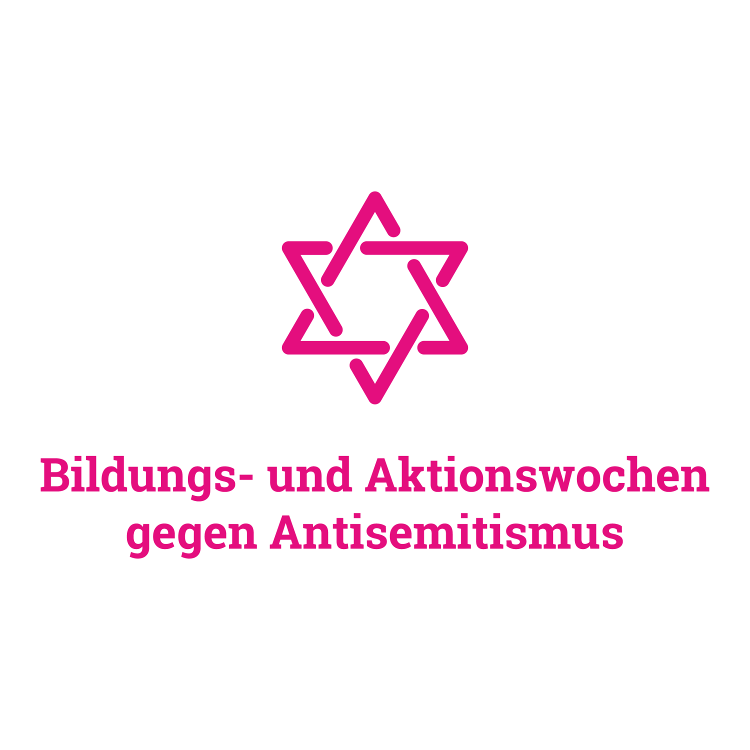 Logo Bildungs- und Aktionswochen gegen Antisemitismus