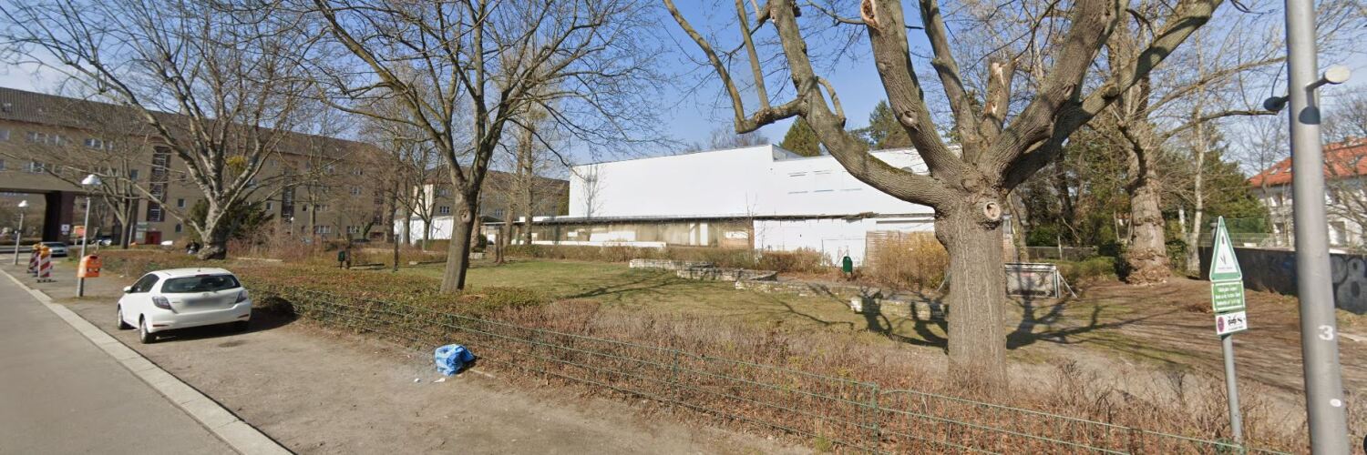 Ansicht der Grünanlage Rohrbeckstraße 2 vor der Umgestaltung
