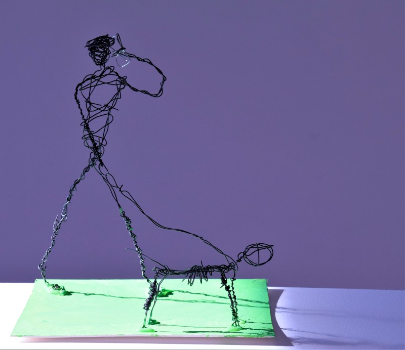 Drahtgestell einer Schulklasse