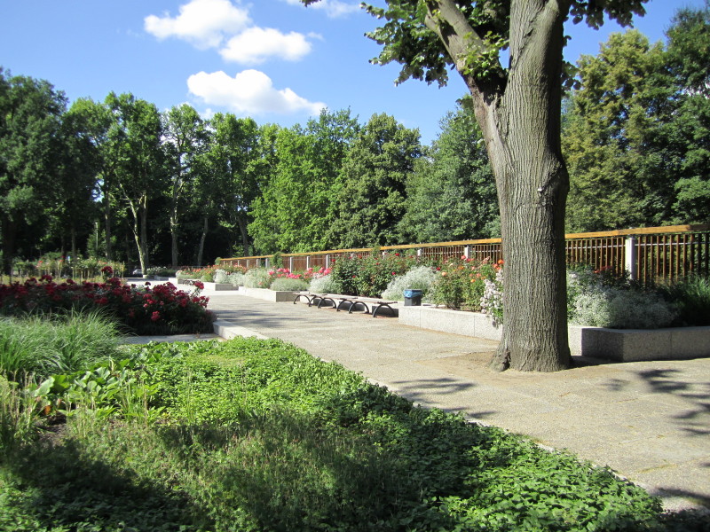 Rosengarten im Treptower Park - Pergola