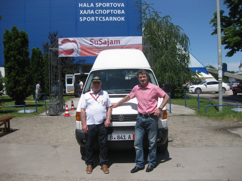 Der Transporter erreicht Subotica
