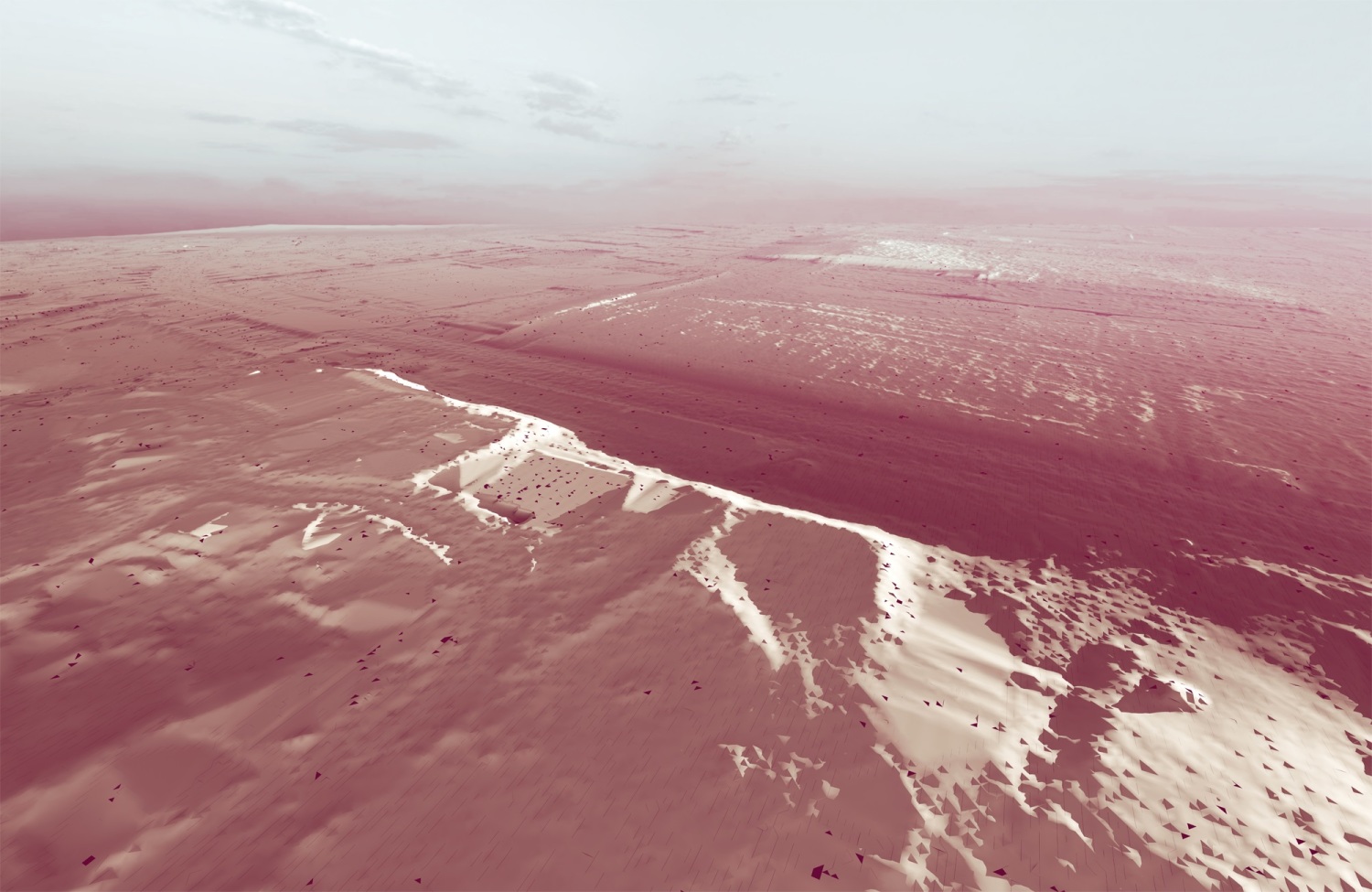 Benedikt Terwiel Südgelände 1, 2021 260 x 400 cm Digitaldruck auf PVC-Plane