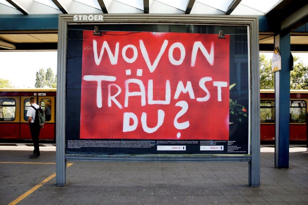Workshop Adlershof Banner "Wovon träumst du?"
