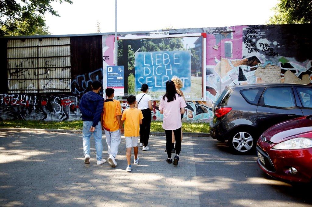Workshop Adlershof Banner "Liebe dich selbst"