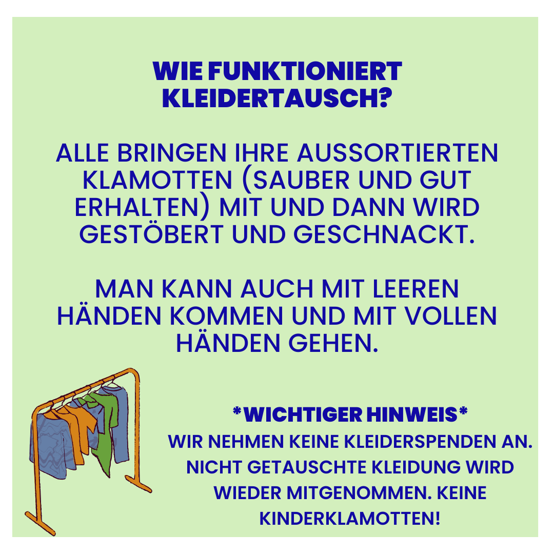 Kleidertausch - Wie funktioniert das? Deutsch