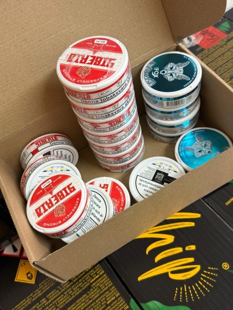 Snus-Fund bei einer Maßnahme des Ordnungsamtes