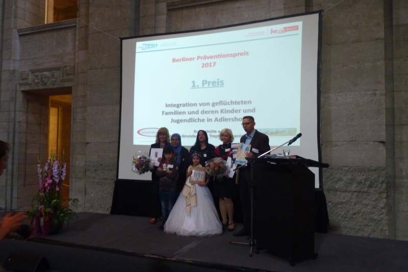 Preisträgerinnen des Berliner Präventionspreises 2017 