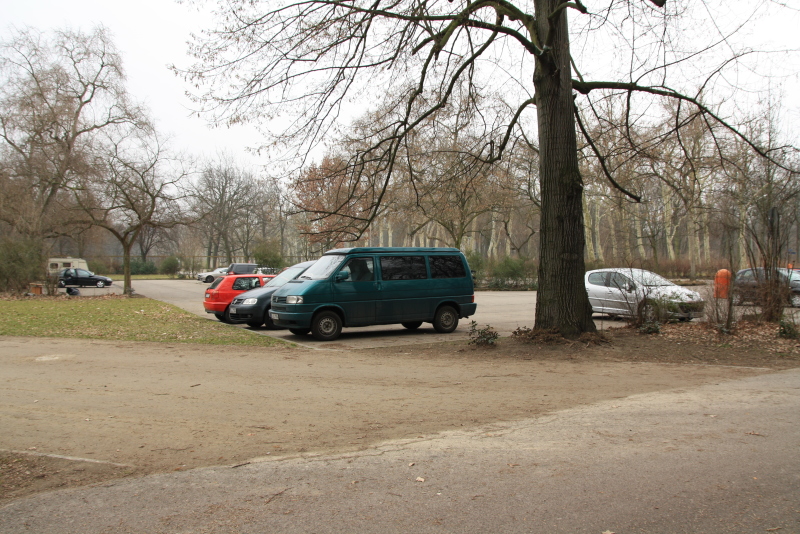 Bis zum Umbau war der Parkplatz deutlich größer