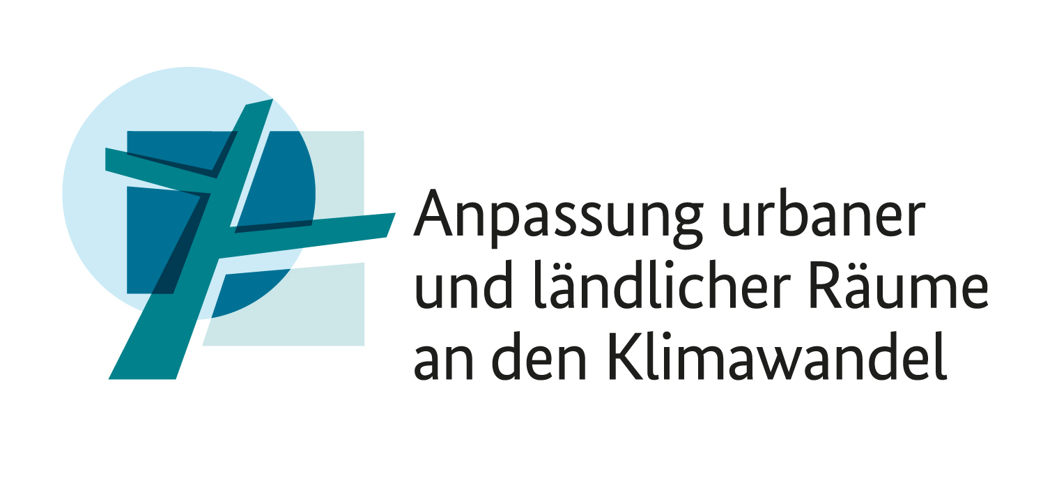 Logo Anpassung urbaner und ländlicher Räume an den Klimawandel