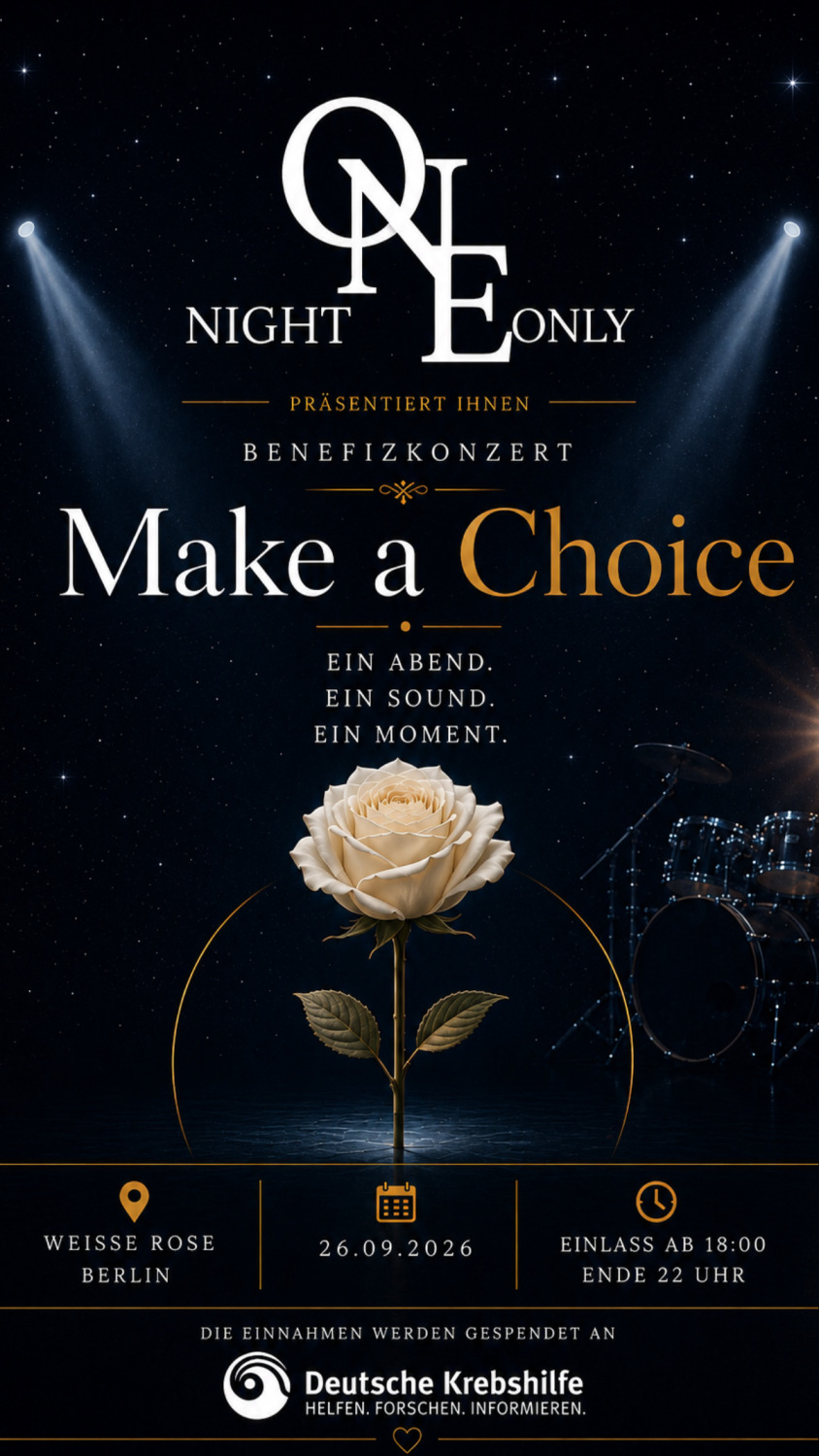 make a choice soli konzert, alle infos stehen auch im text