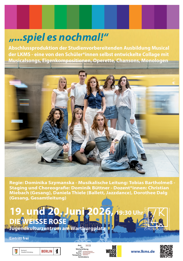 auf dem Bild ist der Flyer für das Musical abgebildet - alle infos stehen auch im Text