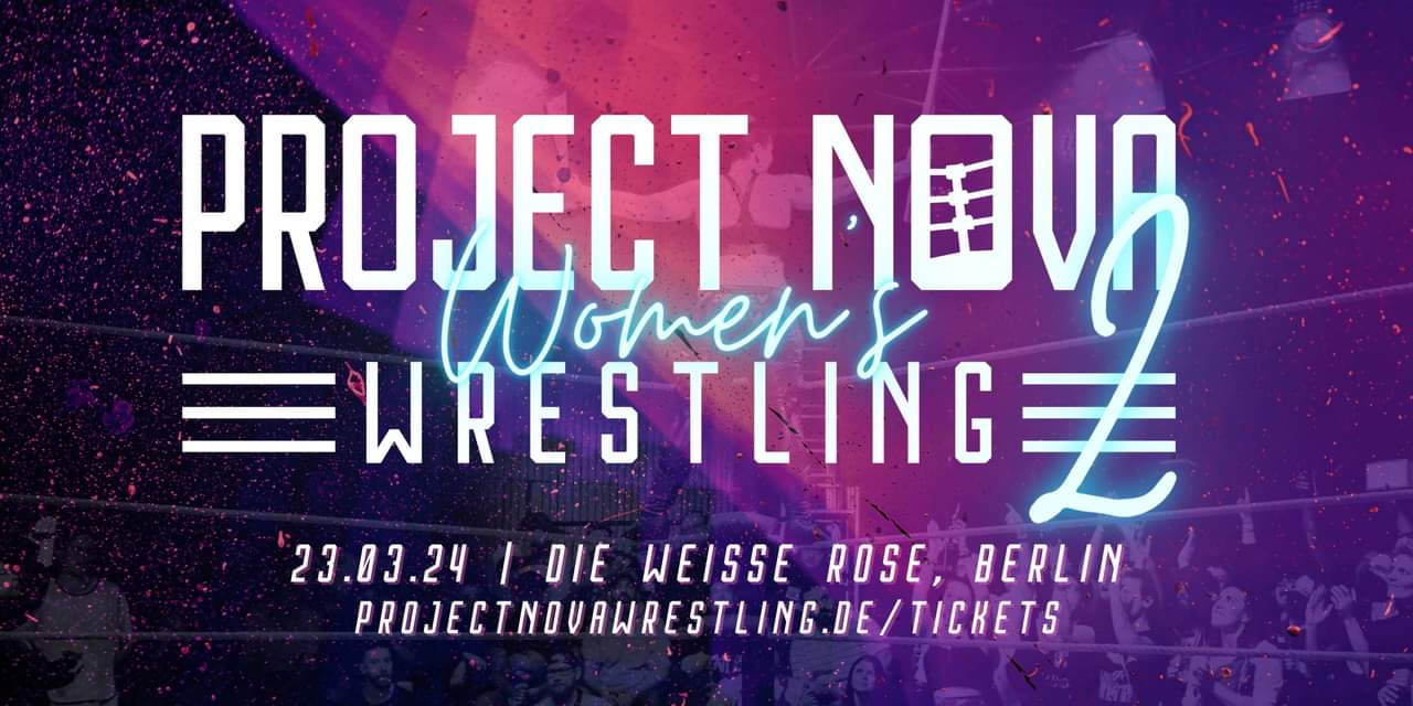 flyer für project nova. womens wrestling nummer 2