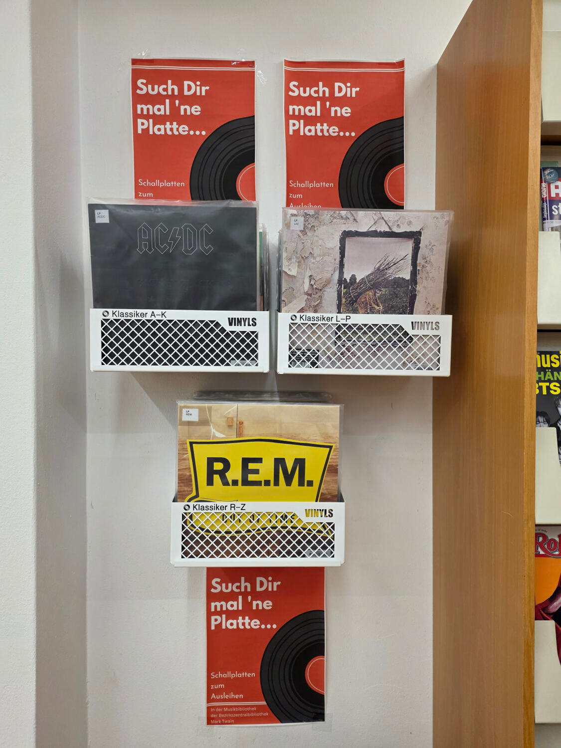 Einblick in die Musikbibliothek
