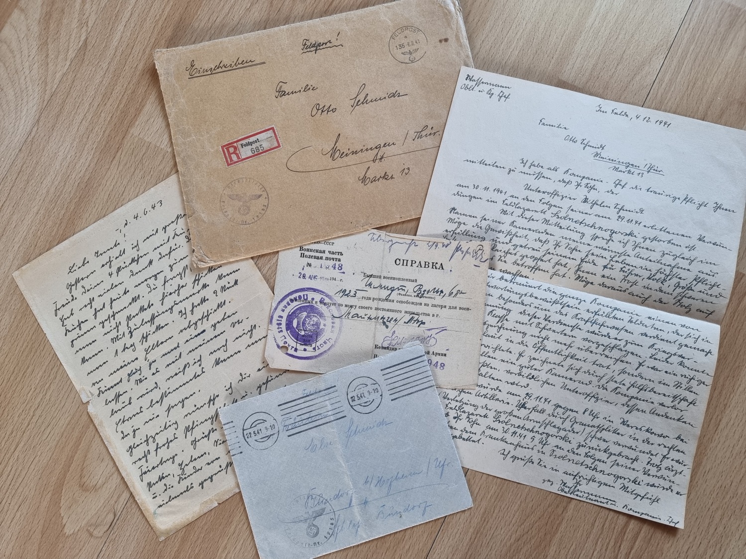 Briefe aus dem 2. Weltkrieg