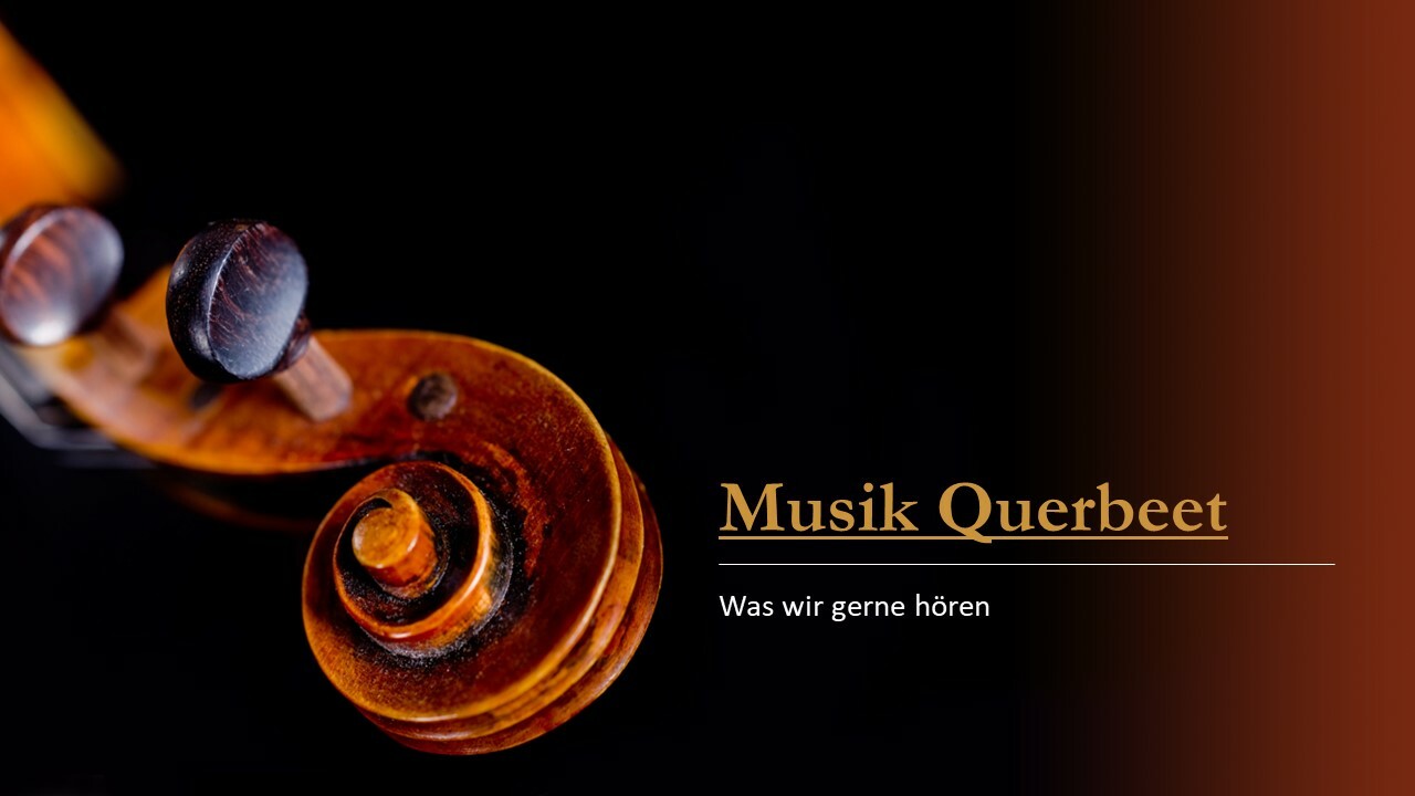 Plakat Musik Querbeet