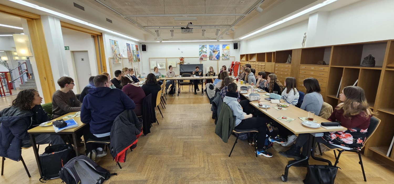 Schreibwerkstatt trifft Aron Boks