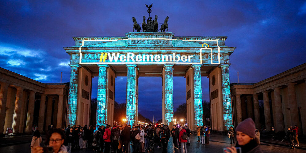Memorial Day for the victims of the Holocaust in Berlin