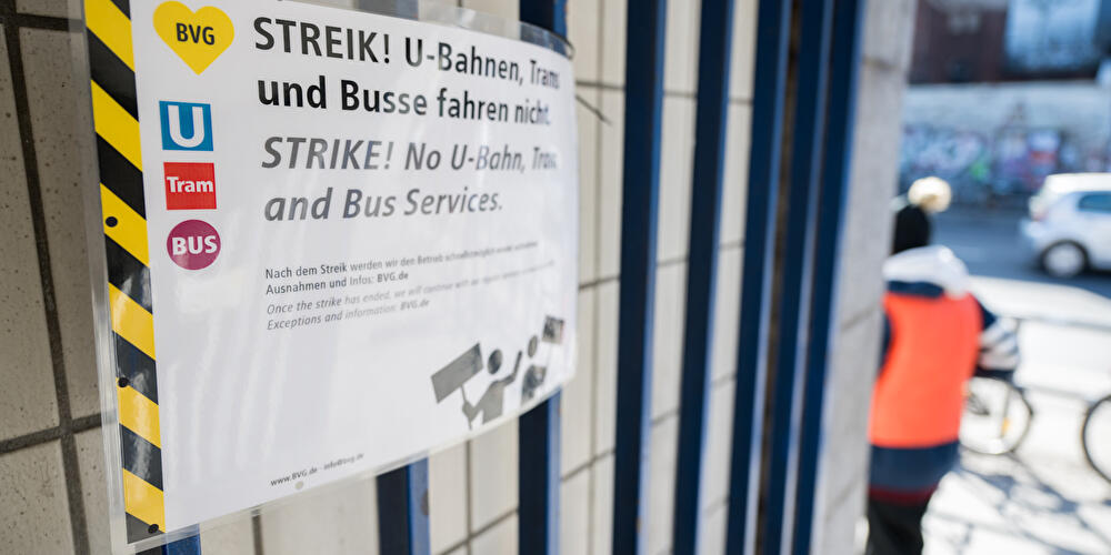 Warnstreik in Berlin