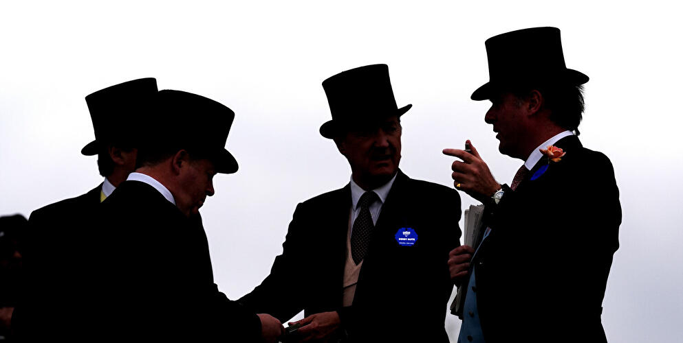 Männer mit Zylinder