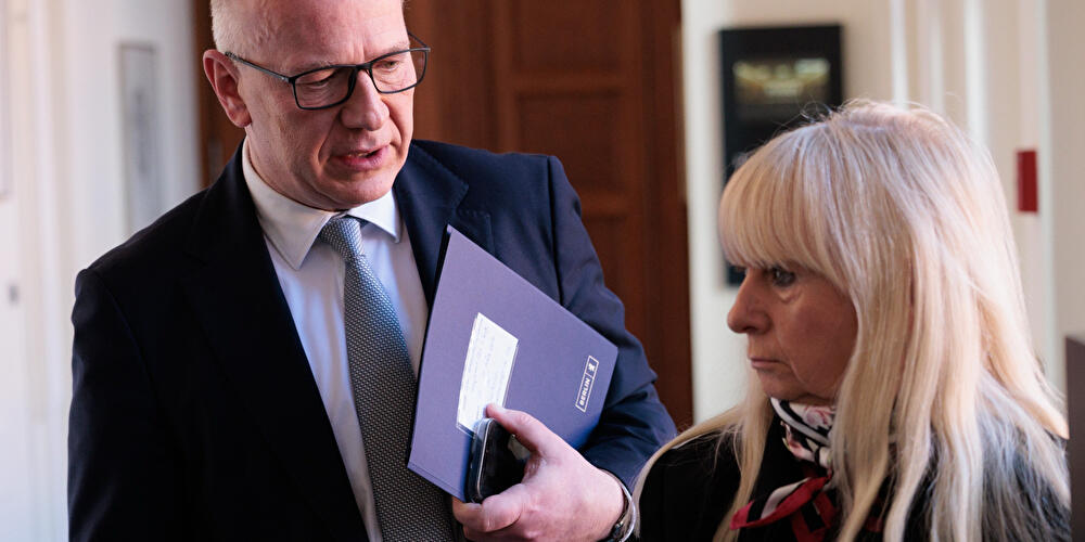 Press conference of the Berlin Senate